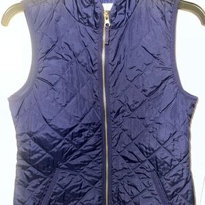 Old Navy Women's Quilted Blue Vest